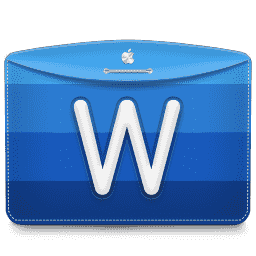 2022 Folder Word macOS icon