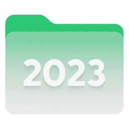 2023 folder macOS icon