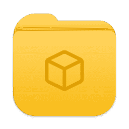 3D Objects - Folder macOS icon