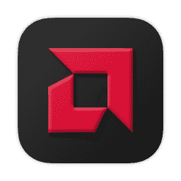 AMD (Red, Dark) macOS icon