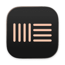 Ableton Live 12 (Dark Tahoe 26) Peach macOS icon