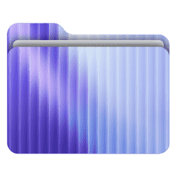 Abstract Fractal Glass 10 (macOS Folder Design)