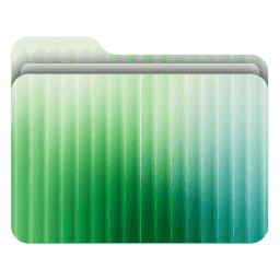 Abstract Fractal Glass 17 (macOS Folder Design)