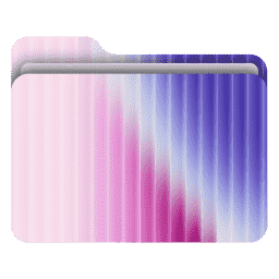 Abstract Fractal Glass 3 (macOS Folder Design)