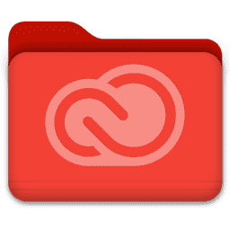 Adobe Creatove Cloud Folder macOS icon
