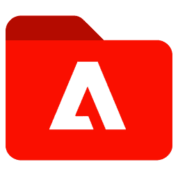 Adobe Folder - Flat macOS icon