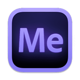 Adobe Media Encoder Neon macOS icon
