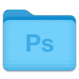 Adobe PhotoShop Folder macOS icon