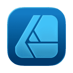 Affinity Designer (Glass) macOS icon