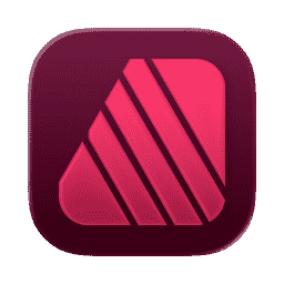 Affinity Publisher (InDesign-Style, Glass) macOS icon