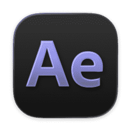 After Effects (Dark) (macOS 26.2+) macOS icon
