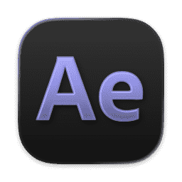 After Effects (Dark) macOS icon