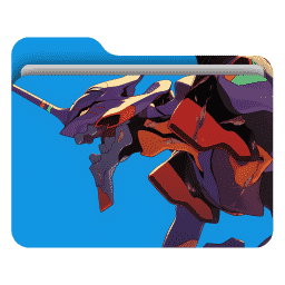 Anime Neon Genesis Evangelion (macOS Folder Design)