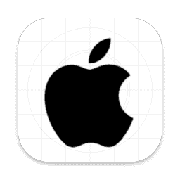 Apple Dark macOS icon