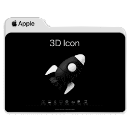 Apple Folder (3D Icon)