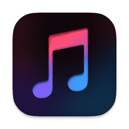 Apple Music Alt Dark macOS icon