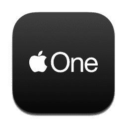 Apple One (Logo) (Dark) macOS icon