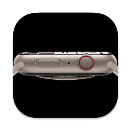 Apple Watch Series 7 (gold) macOS icon