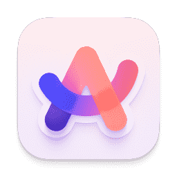 Arc (Sticker, Light Pink Background)