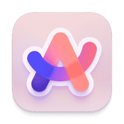 Arc (Sticker, Pink Background)