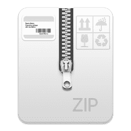 Archive - zip macOS icon