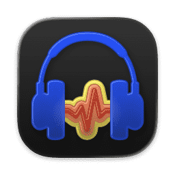 Audacity (Dark) macOS icon