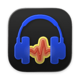 Audacity (Dark) (macOS 26.2+) macOS icon