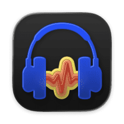 Audacity (Dark) macOS icon