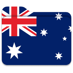Australia flag Folder