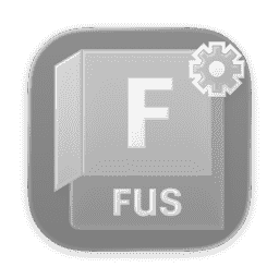 Autodesk Fusion Service Utility (Clear, Light) macOS icon