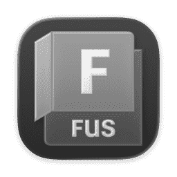 Autodesk Fusion (Clear, Dark) macOS icon