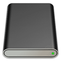 Big Sur Drive Black macOS icon
