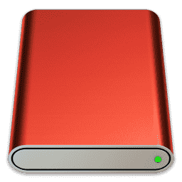 Big Sur Drive Red macOS icon