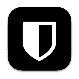 Bitwarden (Dark) macOS icon
