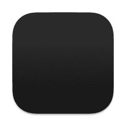 Blank Dark Icon (iOS 18) macOS icon