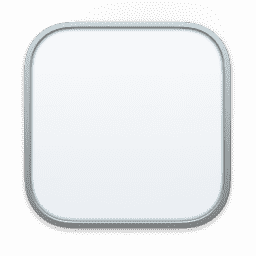 Blank Utility Icon with Frame macOS