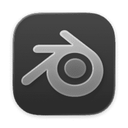 Blender (Clear Dark) macOS icon