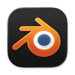 Blender (Dark) macOS icon