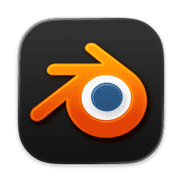 Blender (Dark) macOS icon