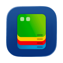 BlueStacks MIM (Liquid Glass) macOS icon