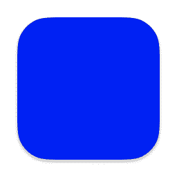 Blue macOS icon