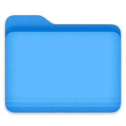Blue folder (Dark)