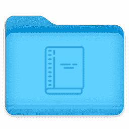 Books Alt - Folder macOS icon