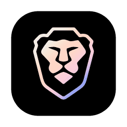 Brave Dark Gradient macOS icon
