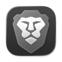 Brave (Clear Dark) macOS icon