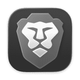 Brave (Clear Dark) macOS icon