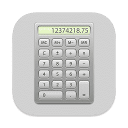 Calculator macOS icon