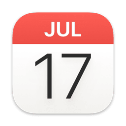 Calendar macOS icon