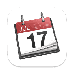 Calendar macOS icon