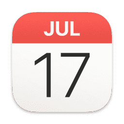 Calendar macOS icon